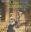 LP - Mozart/ Die Staatskapelle Berlin, Sylvia Geszty, Peter Schreier a.o. - Cosi fan tutte - großer Querschnitt in deutscher Sprache