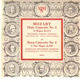 Wolfgang Amadeus Mozart - Flute Concerto No.2 D Major, Horn Concerto No. 4 E Flat Major