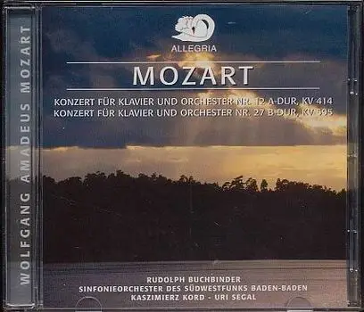 Mozart - Konzert für Klavier & Orchester Nr 12 a-Dur, KV 414 / Nr. 27-B-Dur, KV 595