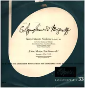 LP - Mozart - Konzertante Sinfonie / 'Eine Kleine Nachtmusik'