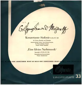 Wolfgang Amadeus Mozart - Konzertante Sinfonie / "Eine Kleine Nachtmusik"