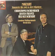 LP - Mozart - Konzerte für zwei & drei Klaviere; Helmut Schmidt (der Ex-Kanzler am Klavier), Ch. Eschenbach, J. Frantz