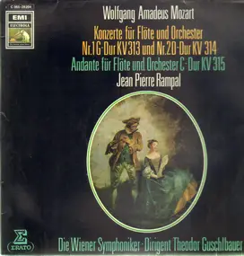 Wolfgang Amadeus Mozart - Konzerte für Flöte und Orch Nr.1 G-Dur und Nr.2 D-Dur, Andante für Flöte und Orch