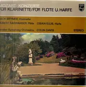 LP - Mozart - Konzerte für Klarinette, Für Flöte u. Harfe,, Brymer, Barwahser, Ellis, LSO, Davis