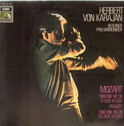 Mozart (Karajan) - Sinfonie Nr. 38 D-dur KV 504 'Prager', Sinfonie Nr. 39 Es-dur KV 543