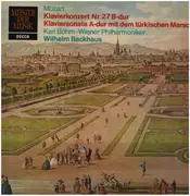 LP - Mozart - Klavierkonzert Nr.27 B-dur; Klaviersonate A-dur