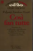 Paperback - Mozart / Kurt Pahlen - Opern Der Welt: Così fan tutte