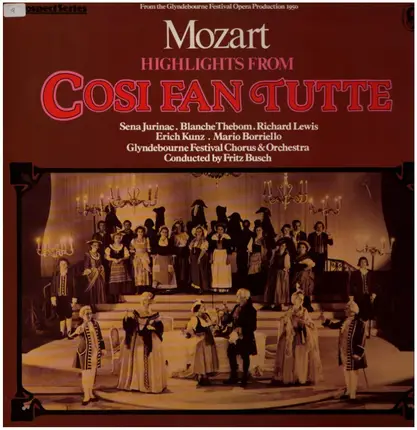Mozart - Highlights from Così Fan Tutte, K. 588