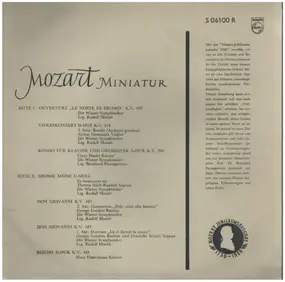 Wolfgang Amadeus Mozart - Miniatur