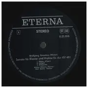 LP - Mozart - Sonaten Für Klavier Und Violine KV 481 & 547 / Sechs Variationen Für Klavier Und Violine Über 'Hèla, J'Ai Perdu Mon Amant' KV 360
