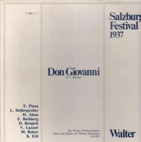 Wolfgang Amadeus Mozart - Salzburg Festival 1937: Don Giovanni (Walter)