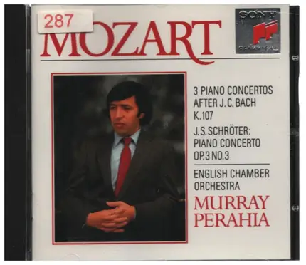 Mozart / Schröter - 3 Piano Concertos After J. C. Bach / Piano Concerto Op.3 No.3