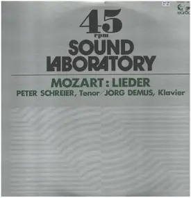 Wolfgang Amadeus Mozart - 45 rpm Sound Laboratory - Mozart Lieder