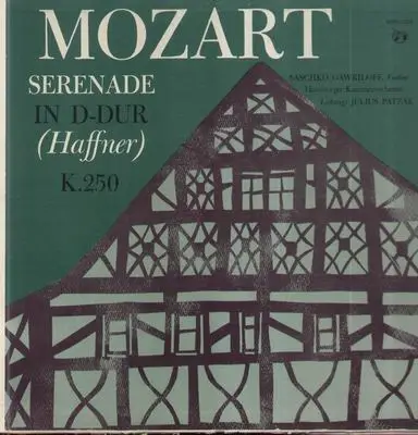 Mozart - Serenade in D-Dur (Haffner) K. 250,, S. Gawriloff, Hamburger Kammerorch, J.Patzak