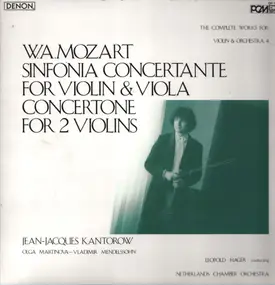 Wolfgang Amadeus Mozart - Sinfonia Concertante For Violin & Viola / Concertone For 2 Violins