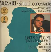 LP - Mozart - Sinfonia concertante (Josef Suk, Josef Kodousek)