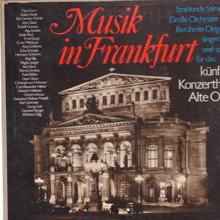 Mozart / Strauss / Weber a.o. - Musik In Frankfurt
