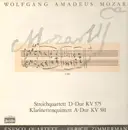 LP - Mozart - Streichquartett / Klarinettenquintett