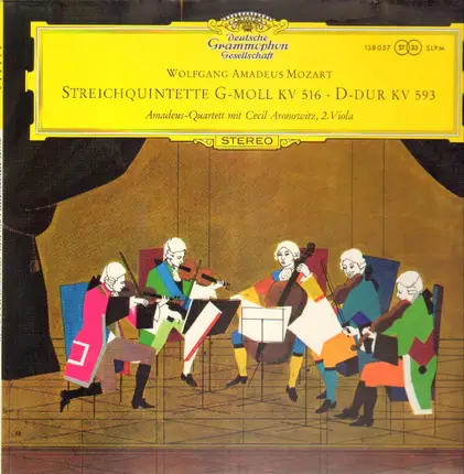 Mozart - Streichquintette G-Moll KV 516, D-DUR KV 593 (Amadeus-Quartett)