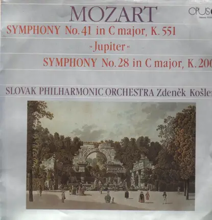 Mozart - Symphonies 41&28,, Slovak Philh Orch, Kosler