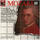 LP - Mozart / Peter Neumann - Litaniae devenerabili altaris K. 243, Regina coeli K. 127 / Kwella, Groenwold, Pregardien, Selig - Gatefold + Booklet