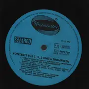LP - Mozart / Telemann / Corelli / Stoelzel - Konzerte für 1, 2, 3 und 6 Trompeten