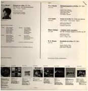 LP - Mozart / Vanhal / Giuliani - Konzert in A-Dur / Klarinettenquintett in B-Dur a.o.