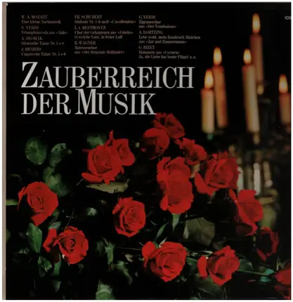 Mozart / Verdi / Dvorak / Brahms / Schubert a.o. - Zauberreich Der Musik