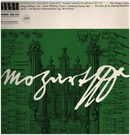 Mozart - Vesperae solennes de confessore KV 339