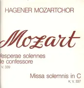 LP - Mozart - Vesperae solennes de confessore / Missa Solemnis in C