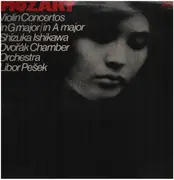 LP - Mozart - Violin Concertos in G major, A major,, Shizuka Ishikawa, Dvorak Chamber Orch, Pesek