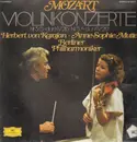 LP - Mozart - Violinkonzerte 3 & 5 (Karajan , Mutter) - Club-Edition