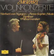 LP - Mozart - Violinkonzerte 3 & 5 (Karajan , Mutter) - Club-Edition