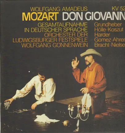 Mozart/ W. Gönnenwein, Orch. der Ludwigsburger Festspiele - Don Giovanni - Gesamtaufnahme in deutscher Sprache