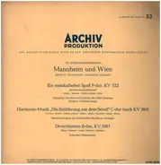 Mozart - XII. Forschungsbereich, Mannheim und Wien