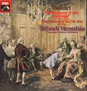 LP - Mozart / Yehudi Menuhin - Violinkonzert D-dur 'Adelaide' KV Anh. 294a / Violinkonzert Nr.7 D-dur KV 271a