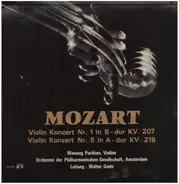 Mozart - Zwei Violinkonzerte, Parikian, Goehr