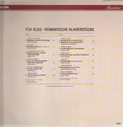LP - Mozart, Beethoven, Schubert u.a. - Für Elise - Romantische Klavierstücke