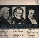 LP - Mozart, Schubert, Beethoven/ Orchester der Wiener Staatsoper , Prof. Swarowsky - Eine kleine Nachmusik* Leonoren-Ouvertüre Nr. 3 op. 72b * Sinfonie Nr.8 h-moll