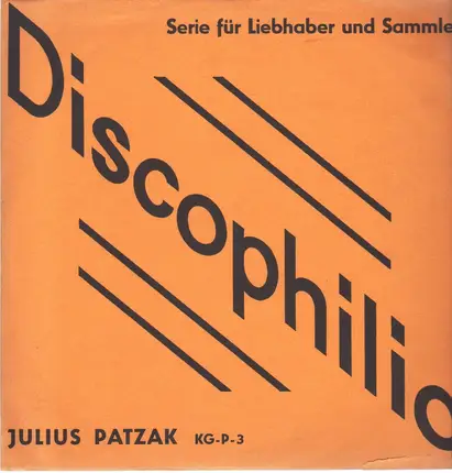 Mozart, Tschaikowsky, Smetana a.o. / Julius Patzak - Serie für Liebhaber und Sammler