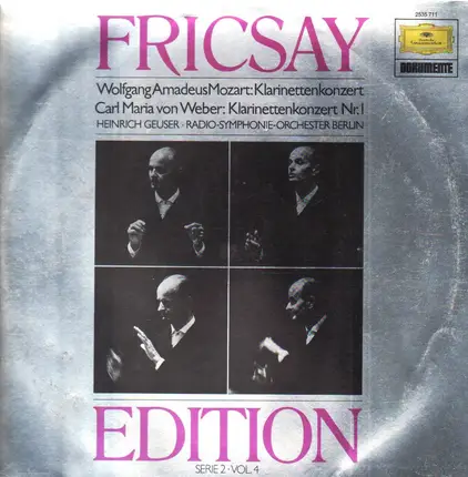 Mozart/Weber - Fricsay - Klarinettenkonzert