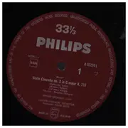 LP - Mozart - Violinkonzert G-dur KV 216; Violinkonzert A Dur KV 219