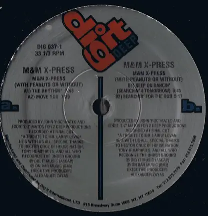 M&M X-Press - M&M X-Press (With Peanuts Or Without)