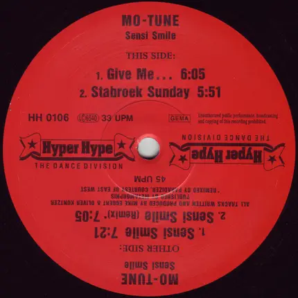 Mo-Tune - Sensi Smile