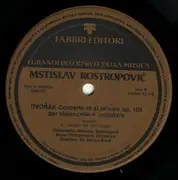 LP - Antonín Dvořák , Camille Saint-Saëns/ M. Rostropoviv, Sir M. Sargent - Mstislav Rostropovič Interpreta - booklet
