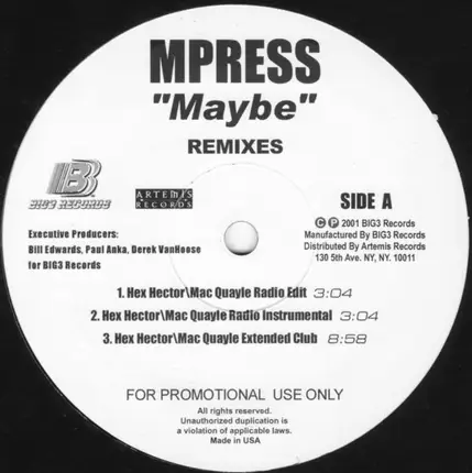 Mpress - Maybe (Remixes)