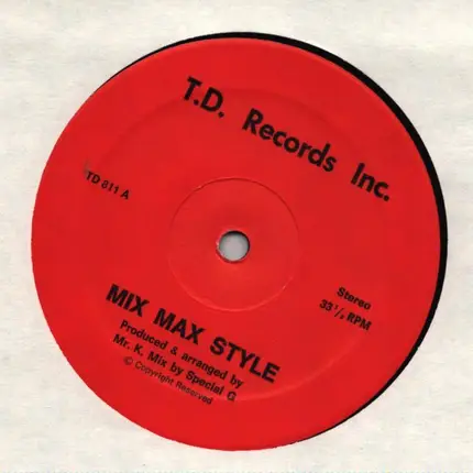 Mr K - Mix Max Style / You Don't Know