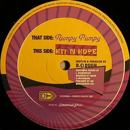 Mr No Hands - Rumpy Pumpy / Hit N Hope