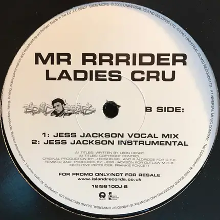 Mr Rrrider - Ladies Cru