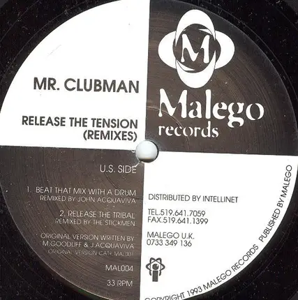 Mr. Clubman - Release The Tension (Remixes)